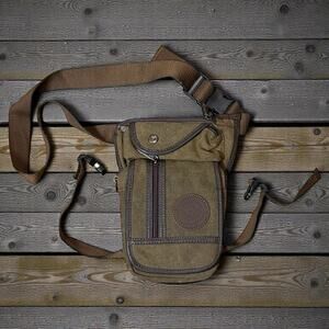 AOLAILUD ALLD XL 30 Tactical Hip Leg Holster Thigh Drop Bag Canvas Motorcycle